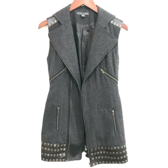 Vintage Y2K Wool Blend Vest - Picture 1 of 15